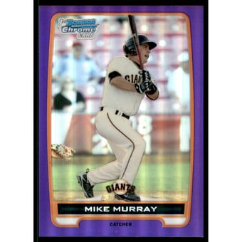 2012 Bowman Chrome Prospects Purple Refractors #BCP39 Mike Murray