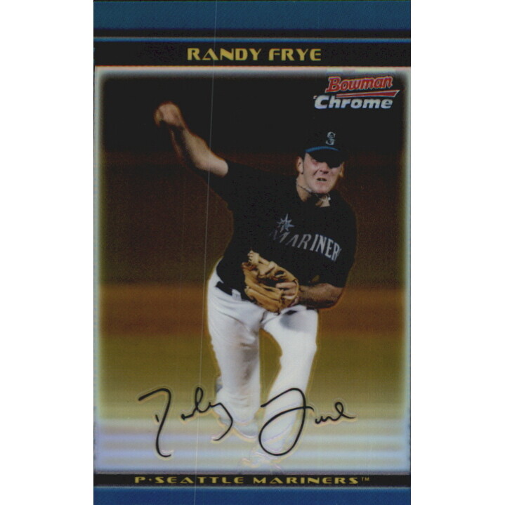 2002 Bowman Chrome Draft Gold Refractors #97 Randy Frye