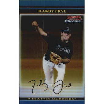 2002 Bowman Chrome Draft Gold Refractors #97 Randy Frye