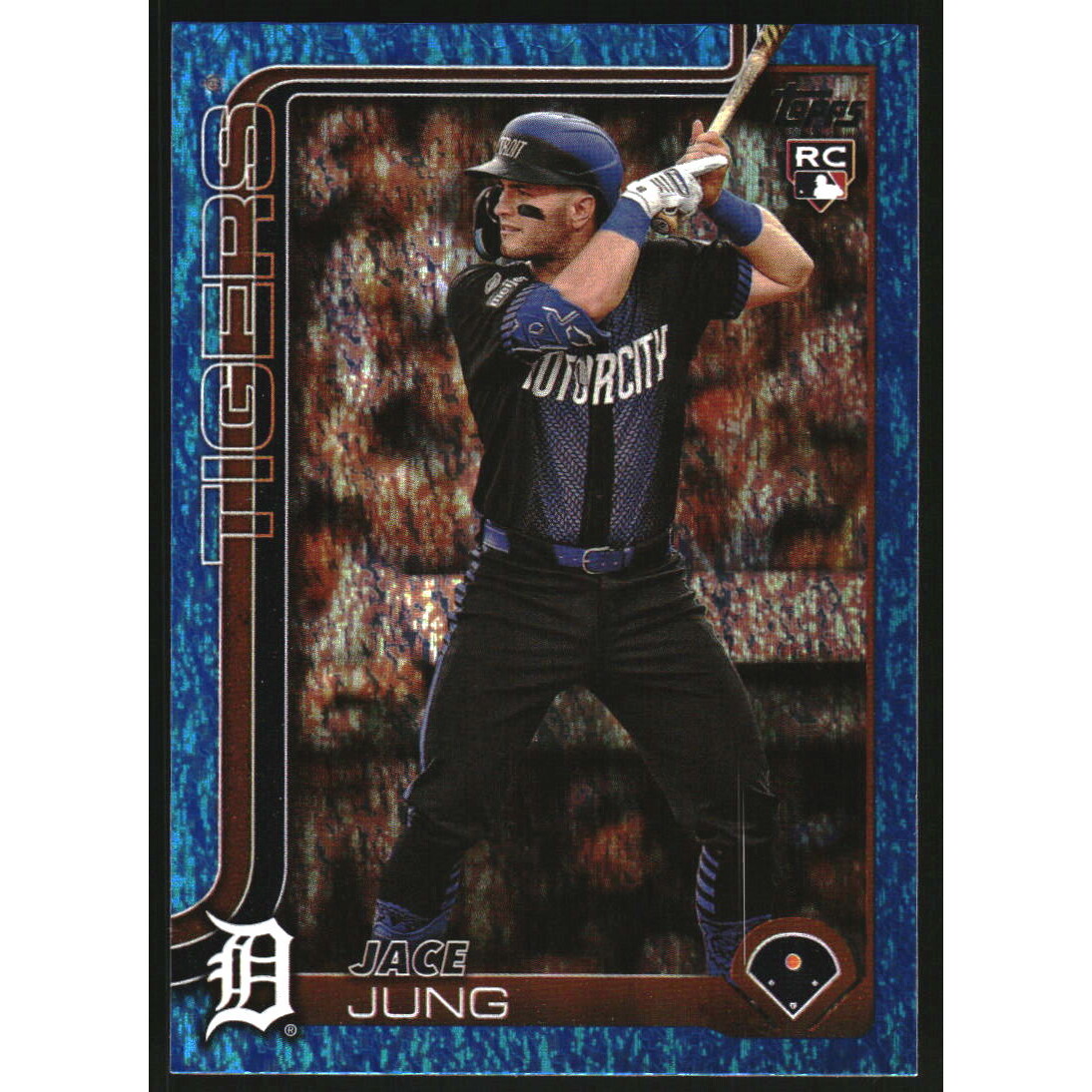 2025 Topps Blue Holo Foil #80 Jace Jung