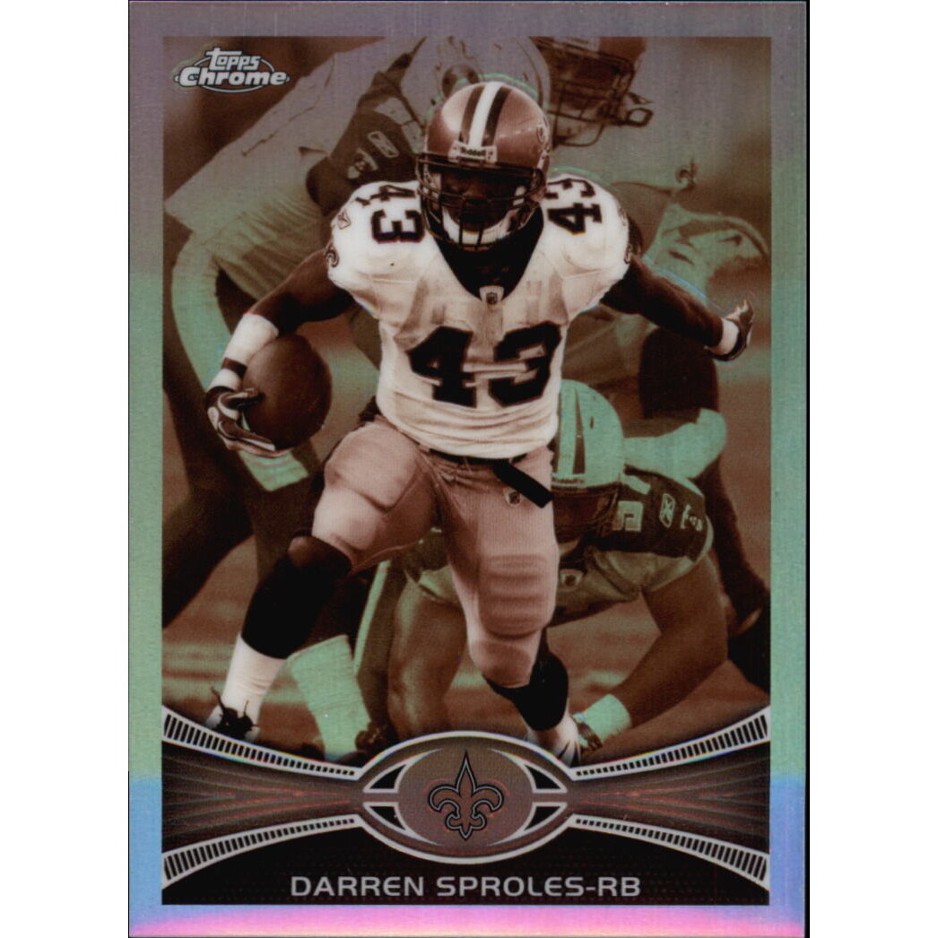 2012 Topps Chrome Sepia Refractors #136 Darren Sproles 2012 Topps Chrome Sepia Refractors #136 Darren Sproles