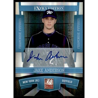 2010 Donruss Elite Extra Edition Franchise Futures Signatures #73 Jake Anderson/810