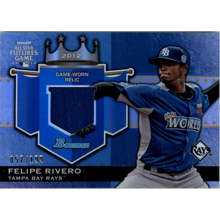 2012 Bowman Draft Future's Game Relics #FR Felipe Rivero. rookie card picture
