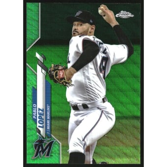 2020 Topps Chrome Green Wave Refractors #152 Pablo Lopez
