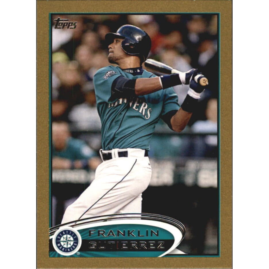 2012 Topps Mini Gold #286 Franklin Gutierrez. rookie card picture