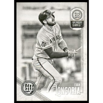 2018 Topps Gypsy Queen Black and White #197 Evan Longoria