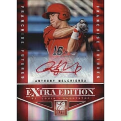 2012 Elite Extra Edition Franchise Futures Signatures Red Ink #87 Anthony Melchionda