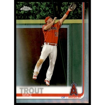 2019 Topps Chrome Refractors #200 Mike Trout