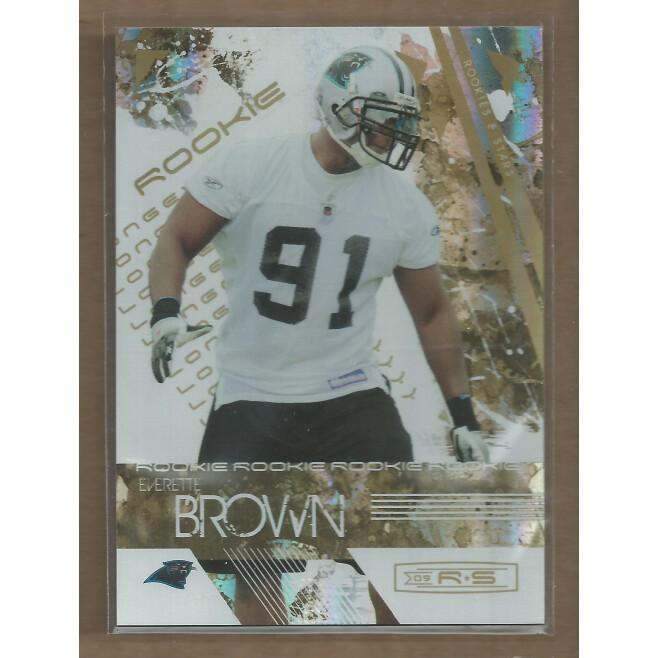 2009 Donruss Rookies and Stars Longevity Parallel Gold #150 Everette Brown