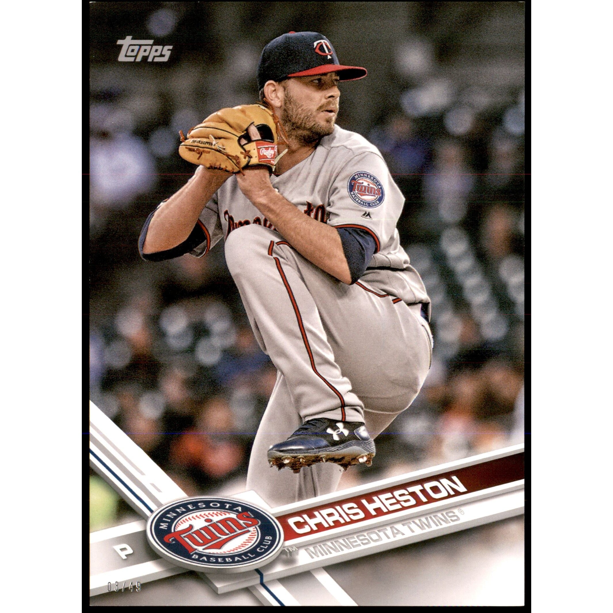 2017 Topps Update 5x7 #US204 Chris Heston. rookie card picture