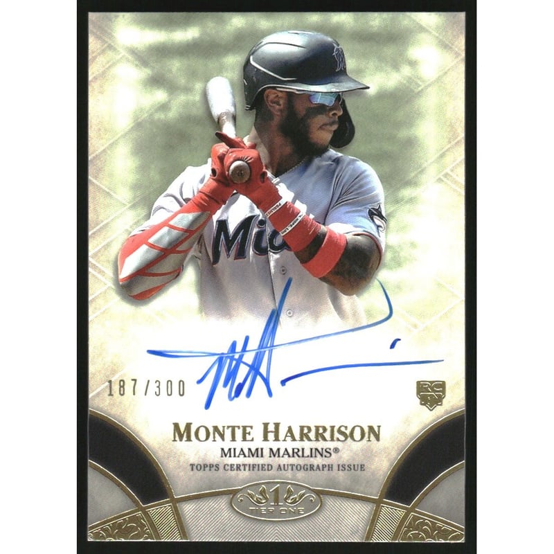 2021 Topps Tier One Break Out Autographs #BOAMH Monte Harrison/300