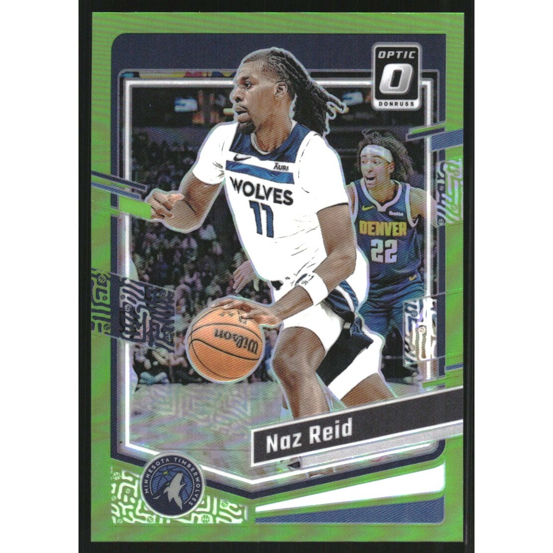 2023-24 Donruss Optic Lime Green #192 Naz Reid