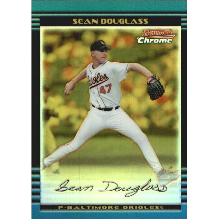 2002 Bowman Chrome Gold Refractors #278 Sean Douglass