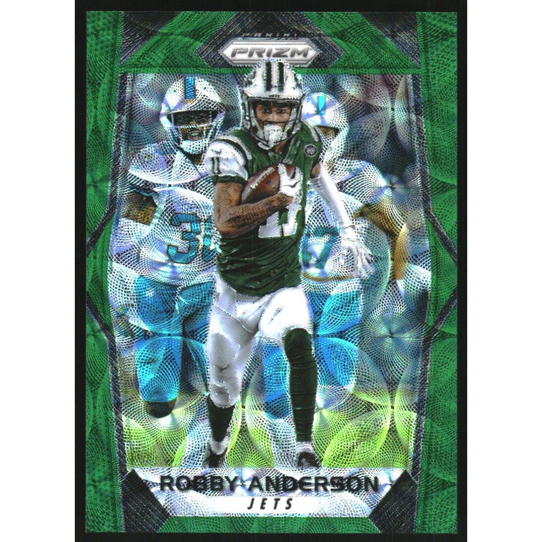 2017 Panini Prizm Prizms Green Scope #91 Robby Anderson