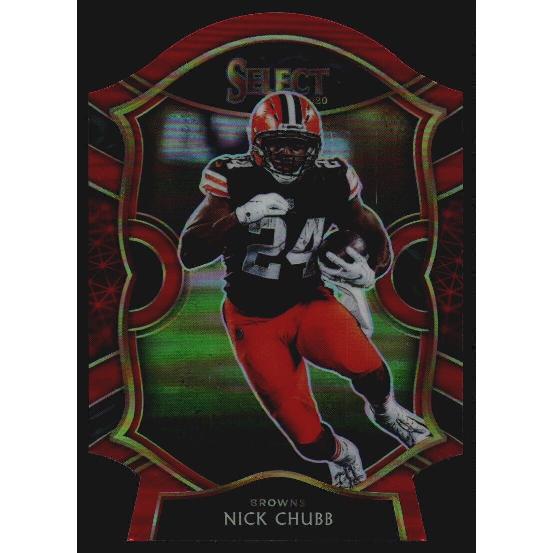 2020 Select Prizm Red Die Cut #26 Nick Chubb
