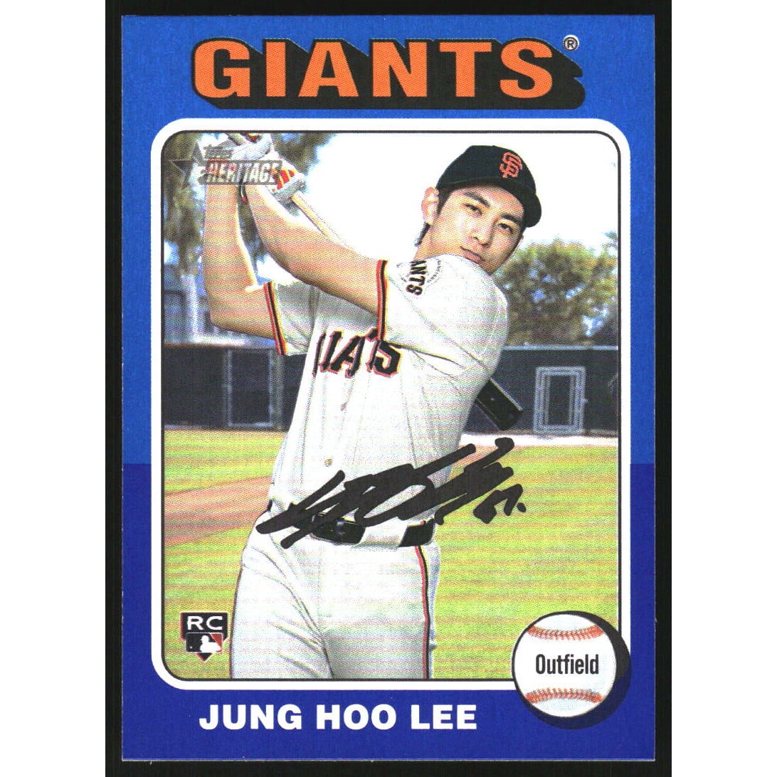 2024 Topps Heritage Dark Blue Border #545 Jung Hoo Lee