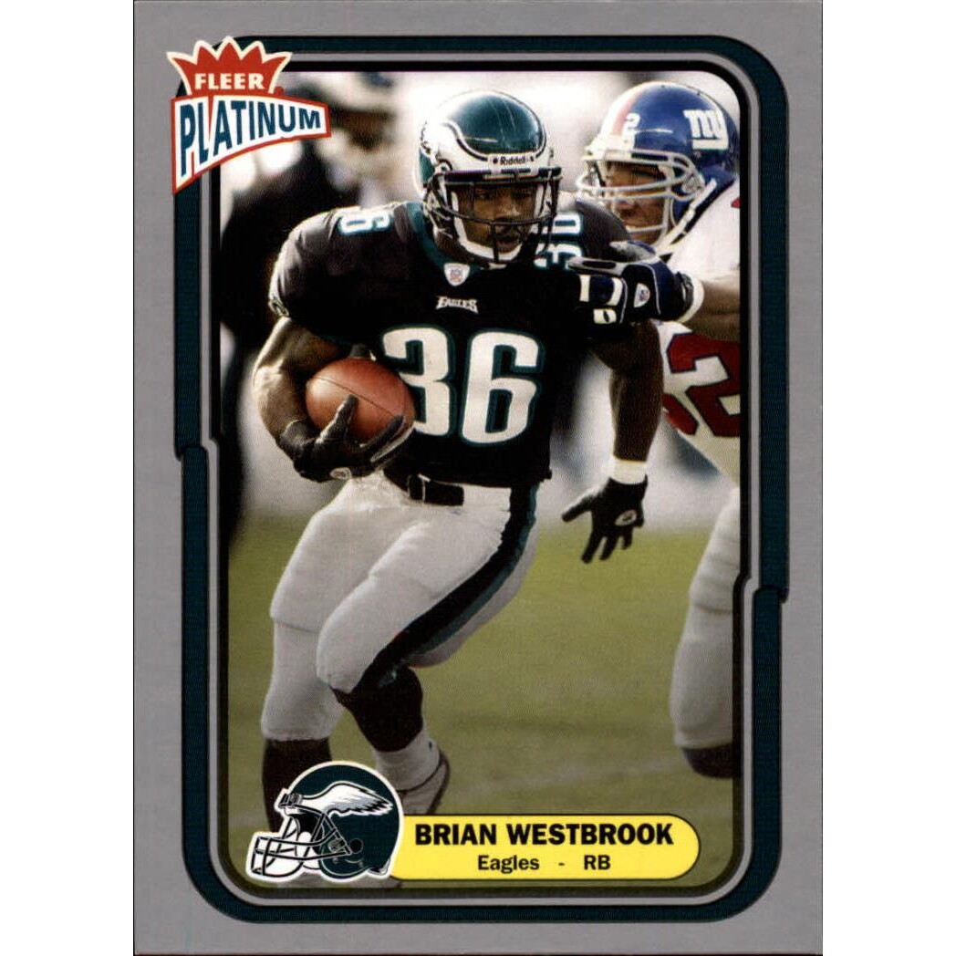 2004 Fleer Platinum Finish #14 Brian Westbrook