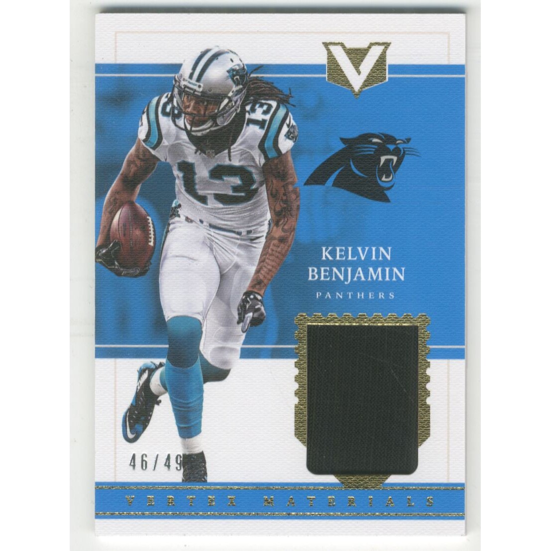2017 Panini Vertex Vertex Materials #42 Kelvin Benjamin/49