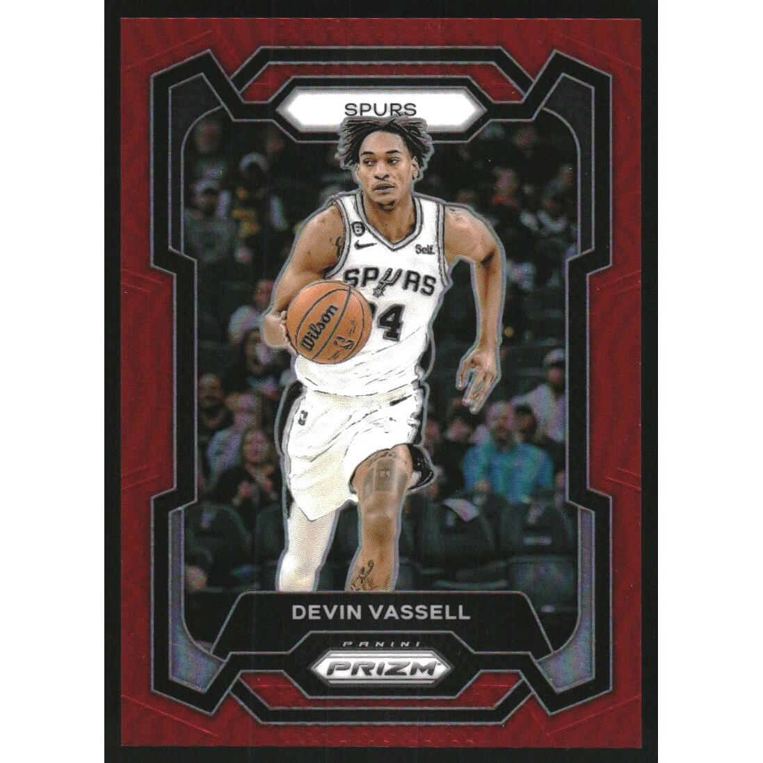 2023-24 Panini Prizm Prizms Red #95 Devin Vassell