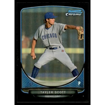 2013 Bowman Chrome Prospects Black Refractors #BCP8 Tayler Scott