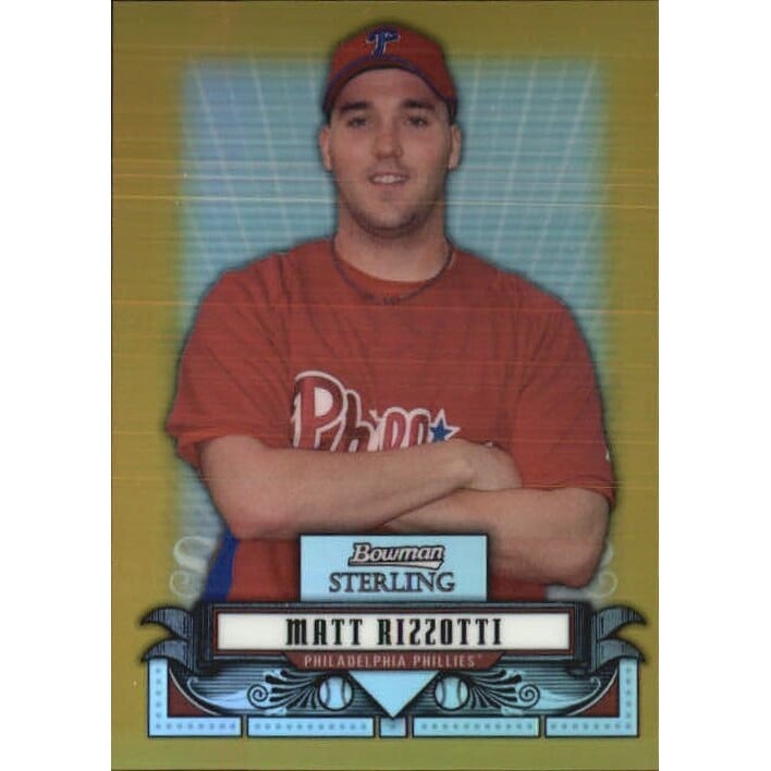 2008 Bowman Sterling Prospects Gold Refractors #MR Matt Rizzotti