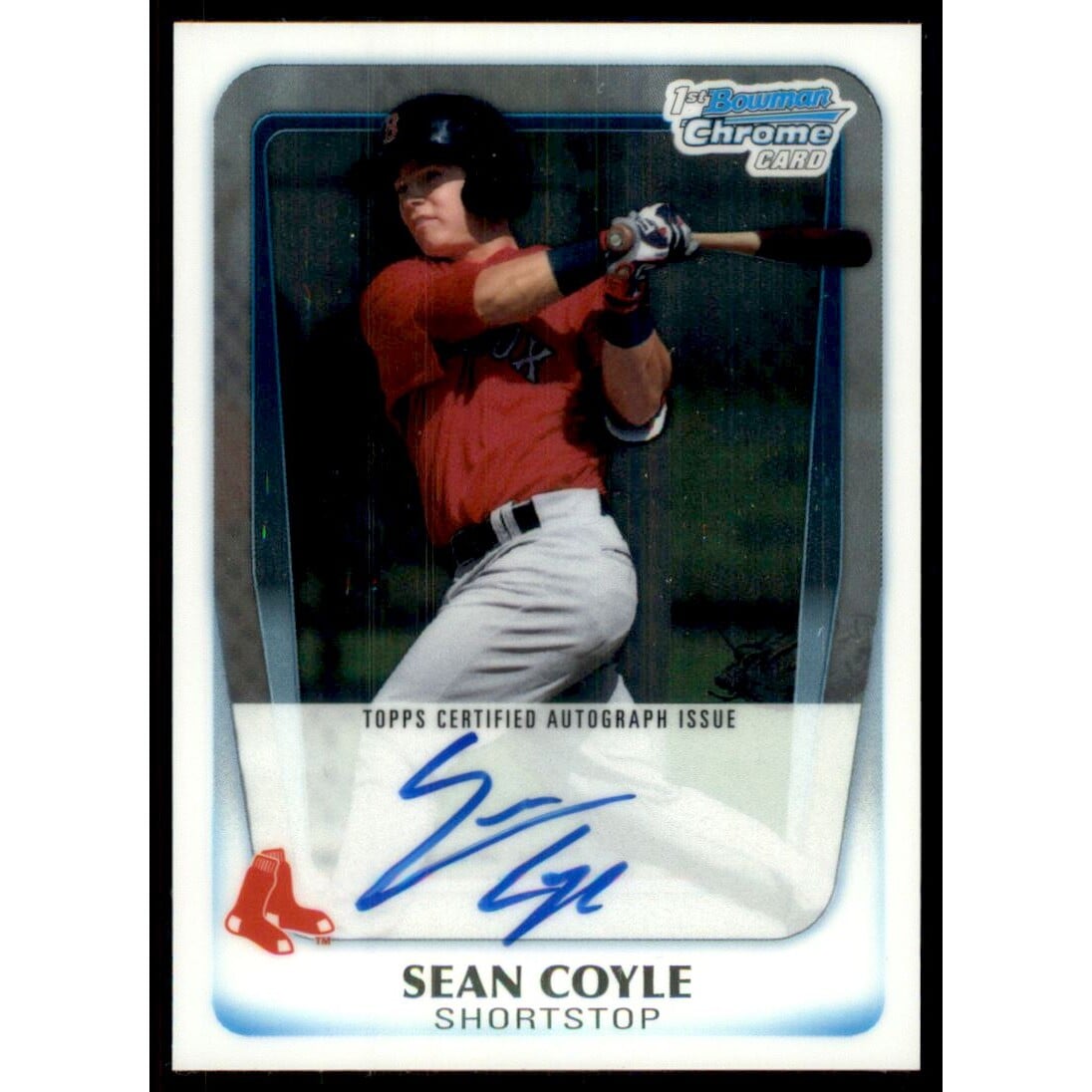 2011 Bowman Chrome Prospect Autographs #BCP100 Sean Coyle. rookie card picture