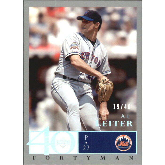 2003 Upper Deck 40-Man Rainbow #614 Al Leiter. rookie card picture