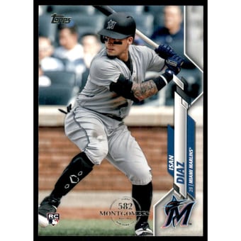 2020 Topps Factory Set 582 Montgomery Club #278 Isan Diaz