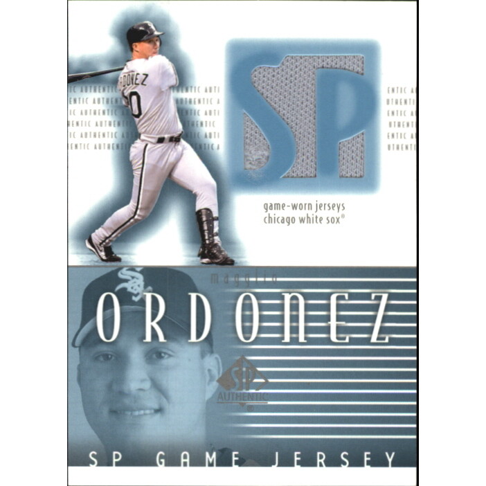2002 SP Authentic Game Jersey #JMO Magglio Ordonez