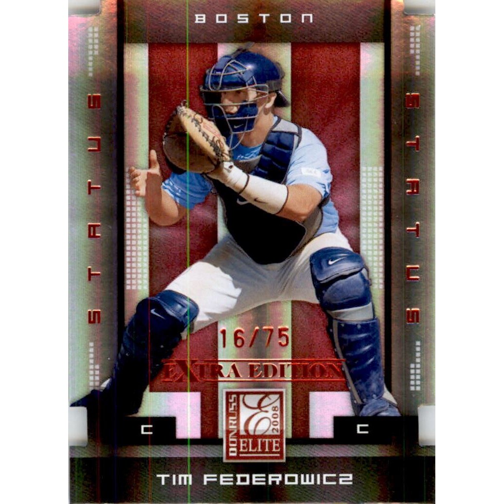 2008 Donruss Elite Extra Edition Status #91 Tim Federowicz. rookie card picture