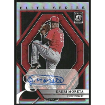 2022 Donruss Optic The Elite Series Signatures Holo #4 Dauri Moreta