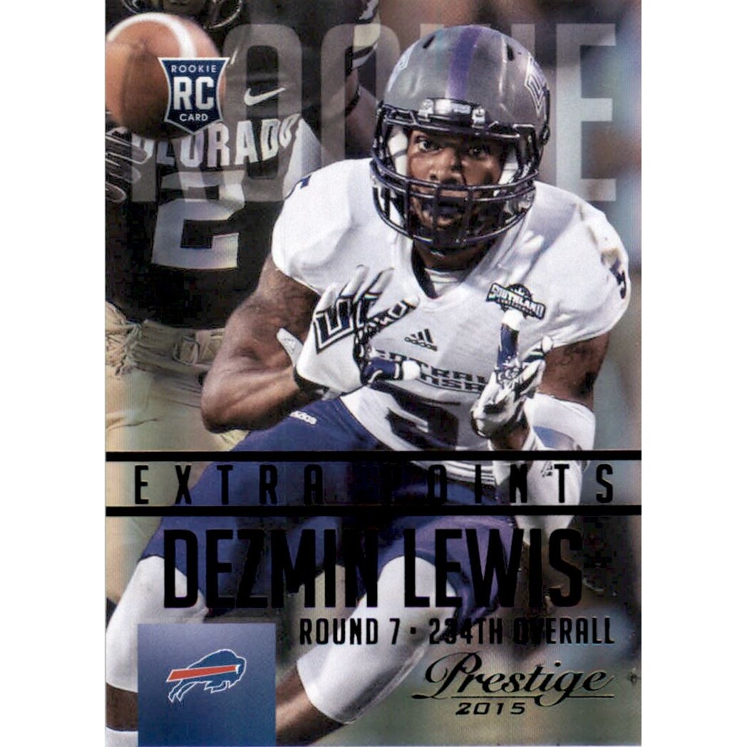 2015 Prestige Extra Points Black #232 Dezmin Lewis