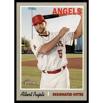 2019 Topps Heritage #422 Albert Pujols SP