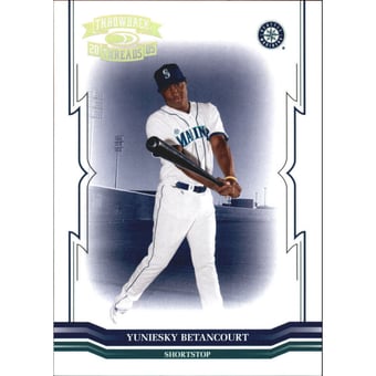 2005 Throwback Threads Gold #72 Yuniesky Betancourt