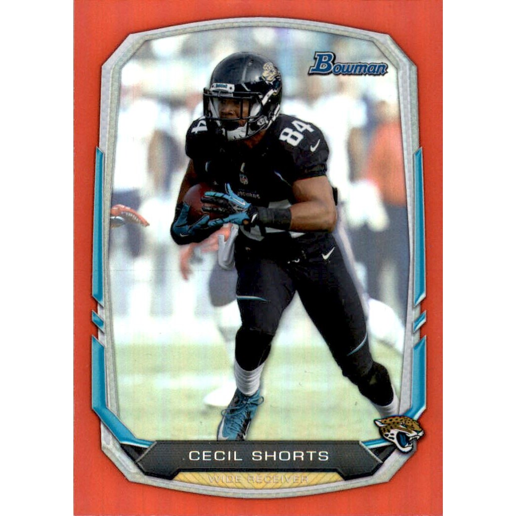 2013 Bowman Rainbow Red #74 Cecil Shorts