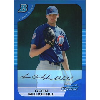 2005 Bowman Chrome Blue Refractors #192 Sean Marshall