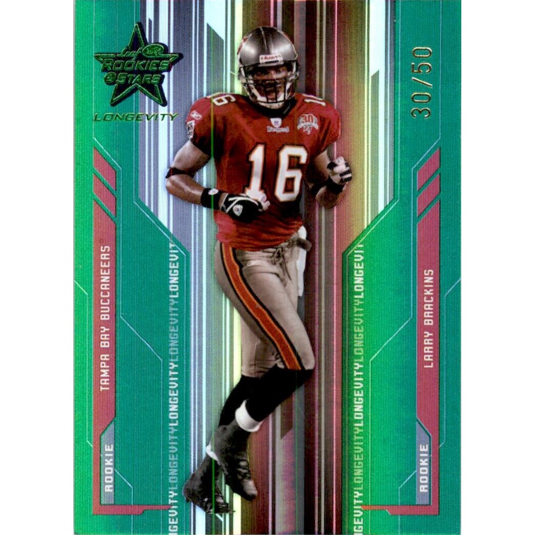 2005 Leaf Rookies and Stars Longevity Emerald #231 Larry Brackins