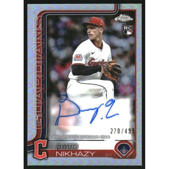 2025 Topps Chrome Update Autographs Refractors #ACDN Doug Nikhazy
