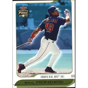 2002 Fleer Focus JE Jersey Parallel #82 Raul Mondesi/43