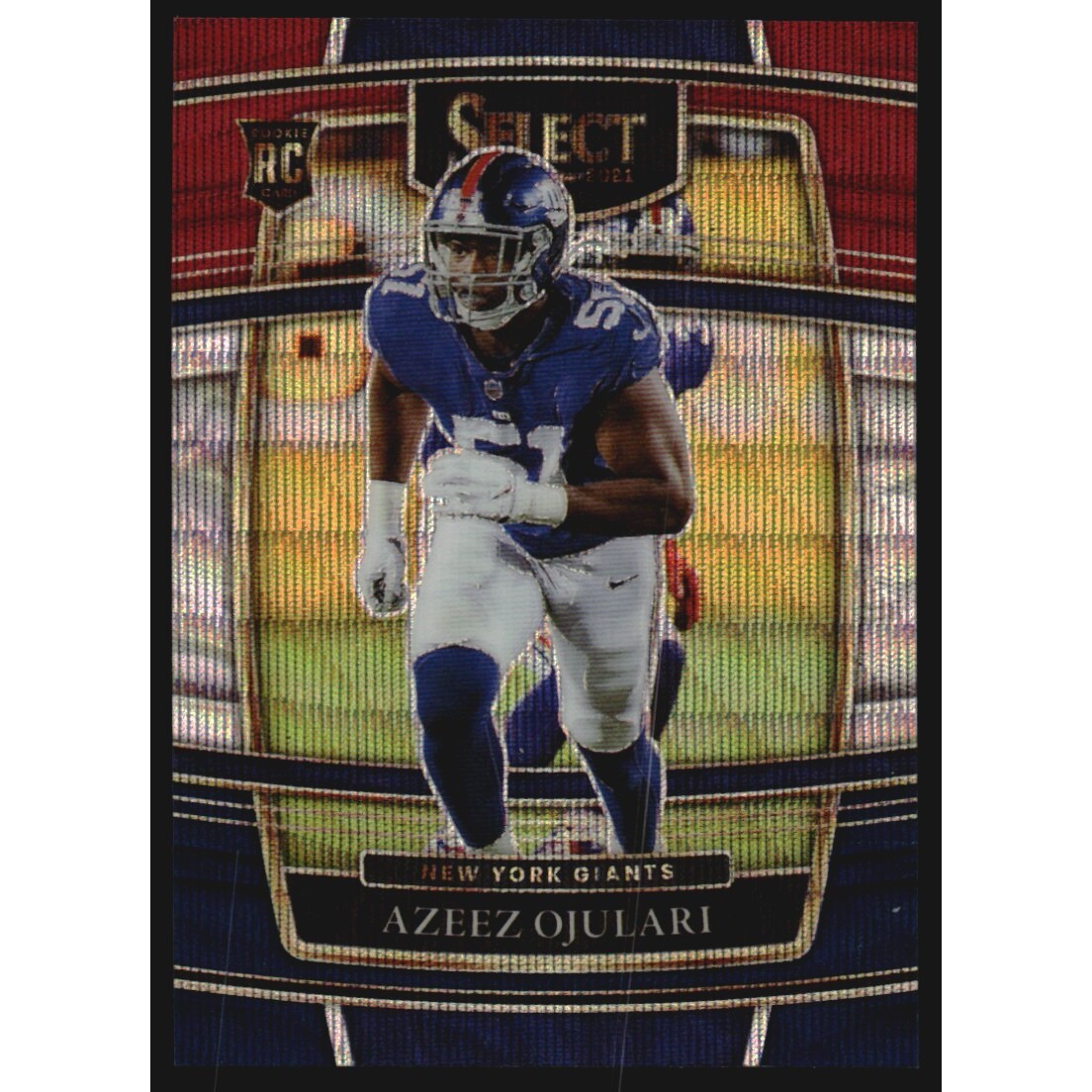 2021 Select Prizm Tri Color #91 Azeez Ojulari