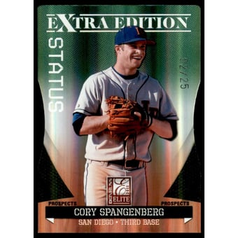 2011 Donruss Elite Extra Edition Prospects Status Emerald #P7 Cory Spangenberg