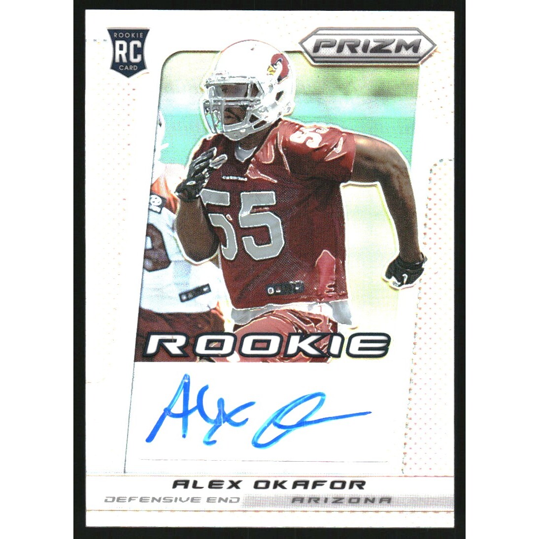 2013 Panini Prizm Autographs Prizms #205 Alex Okafor/99. rookie card picture
