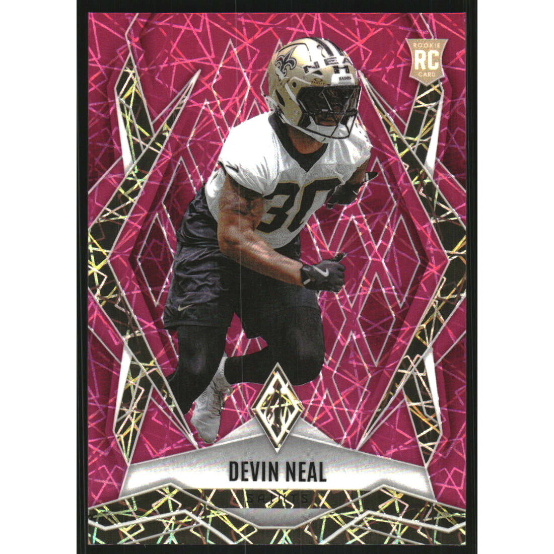 2025 Panini Phoenix Pink Lazer #207 Devin Neal