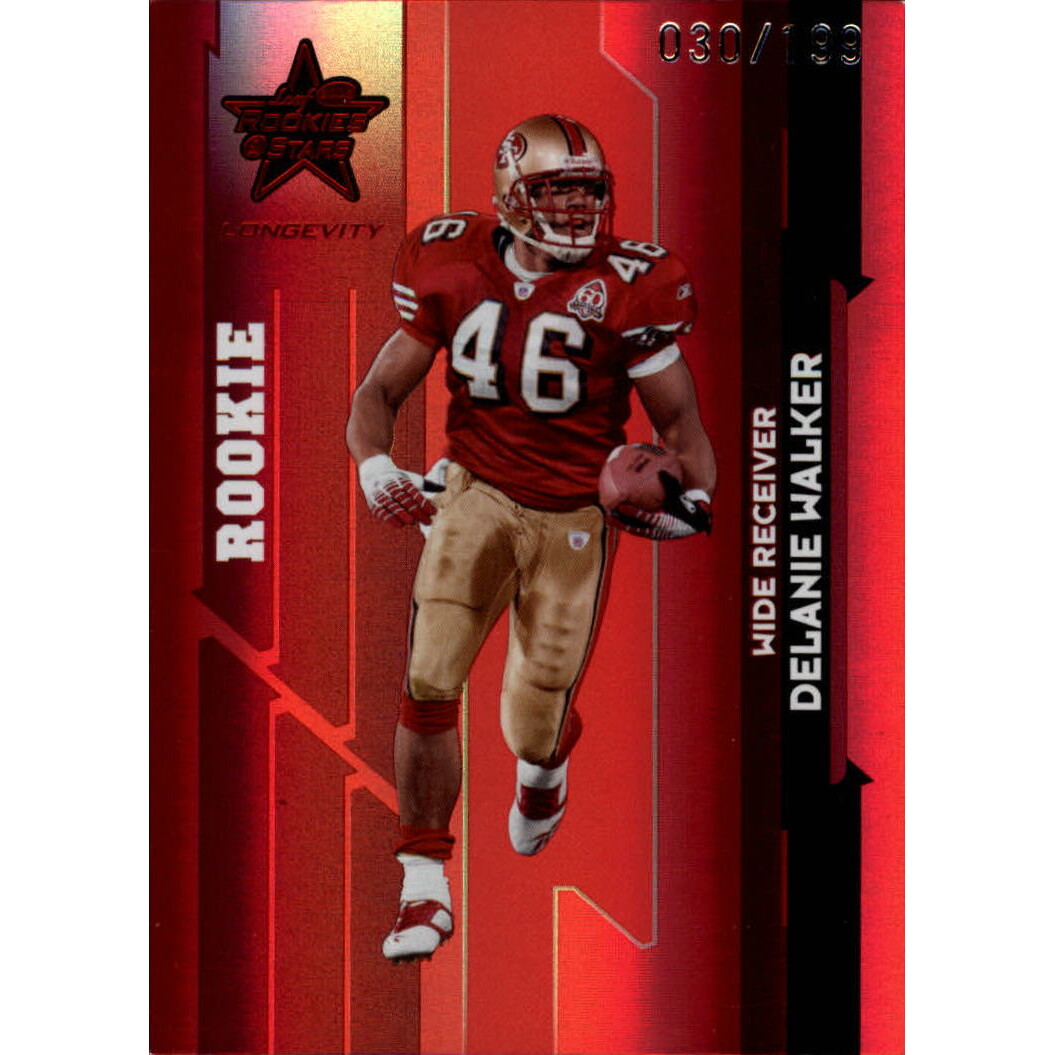 2006 Leaf Rookies and Stars Longevity Target Ruby Parallel #231 Delanie Walker