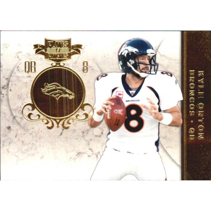 2011 Panini Plates and Patches Gold #41 Kyle Orton. rookie card picture
