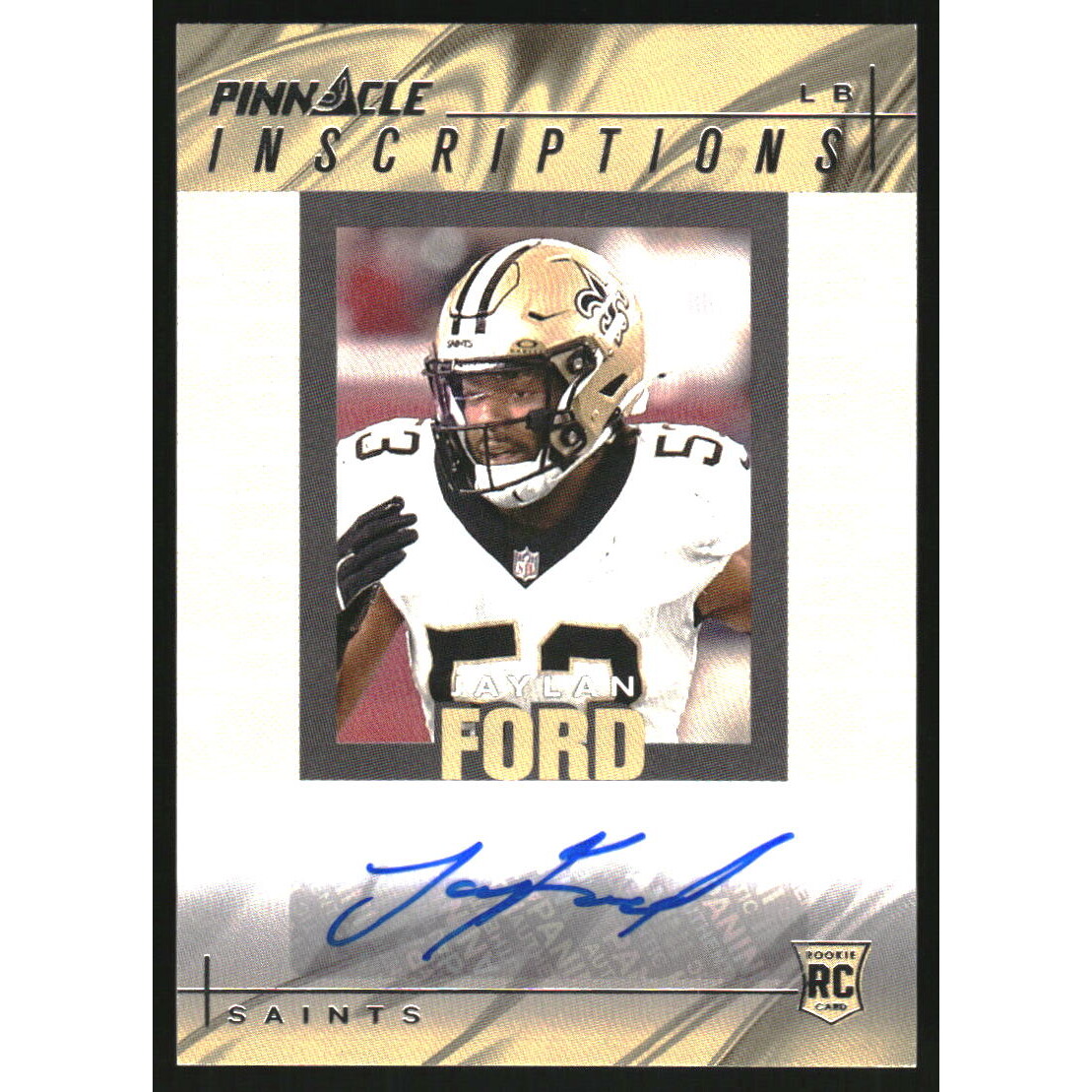 2024 Panini Encore Pinnacle Inscriptions #39 Jaylan Ford