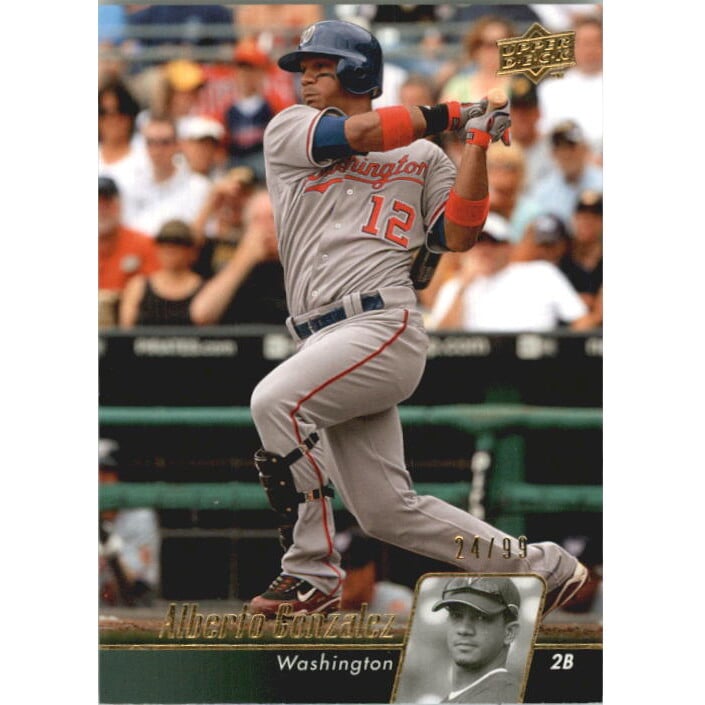 2010 Upper Deck Gold #535 Alberto Gonzalez. rookie card picture