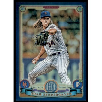 2019 Topps Gypsy Queen Chrome Box Toppers Indigo Refractors #291 Noah Syndergaard