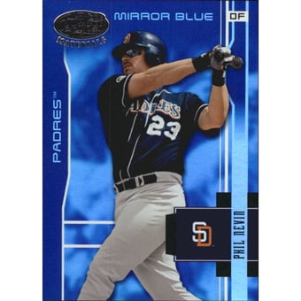 2003 Leaf Certified Materials Mirror Blue #160 Phil Nevin