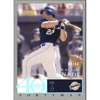 2003 Upper Deck 40-Man Rainbow #660 Xavier Nady